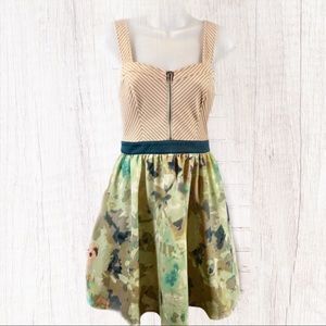 Urban Outfitters Kimchi Blue Stripe & Floral Dress